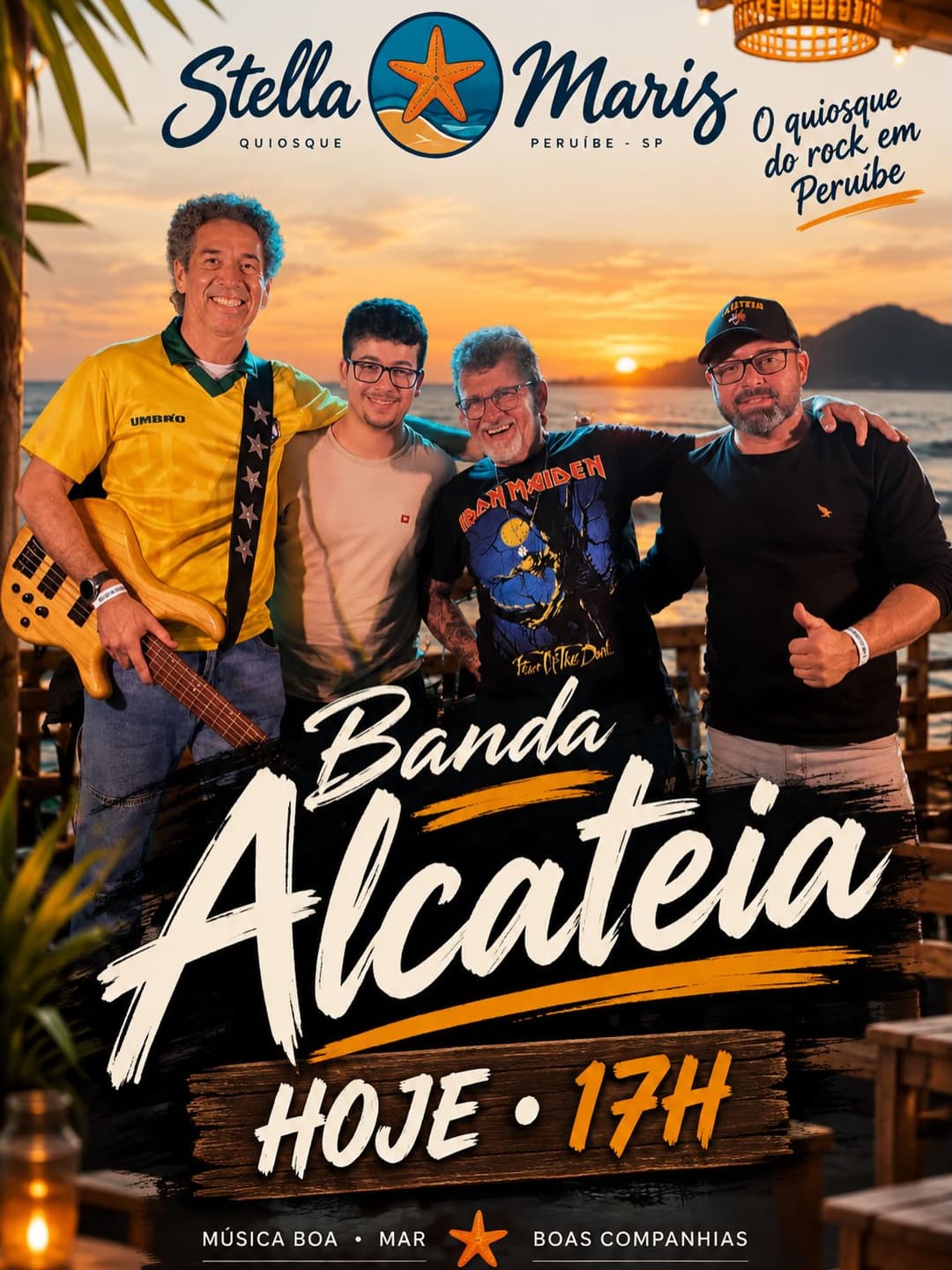 Flyer de Banda Alcateia