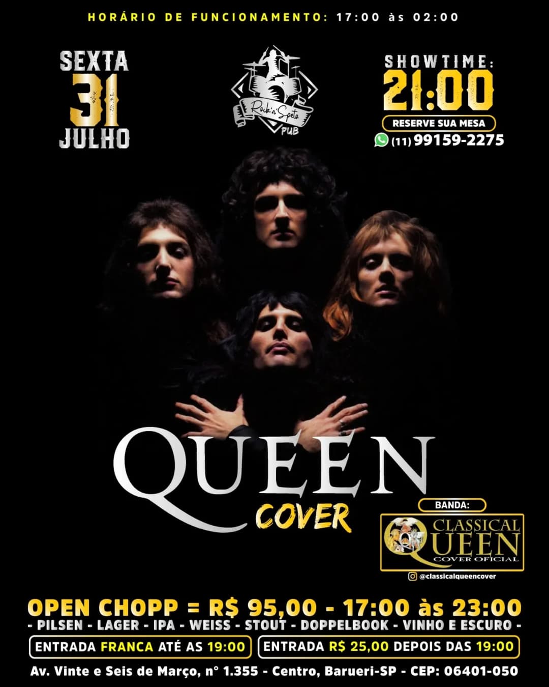 Flyer de Classical Queen