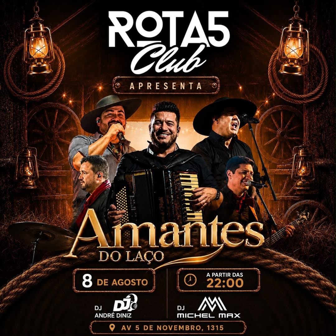 Flyer de Amantes do Laço Oficial