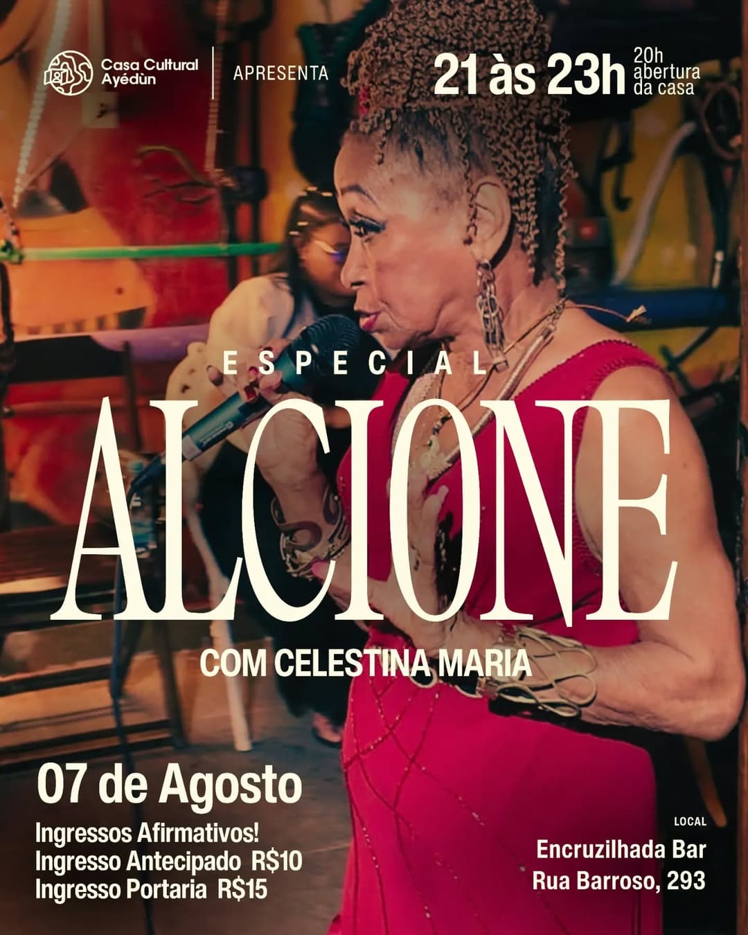Flyer de Celestina Maria
