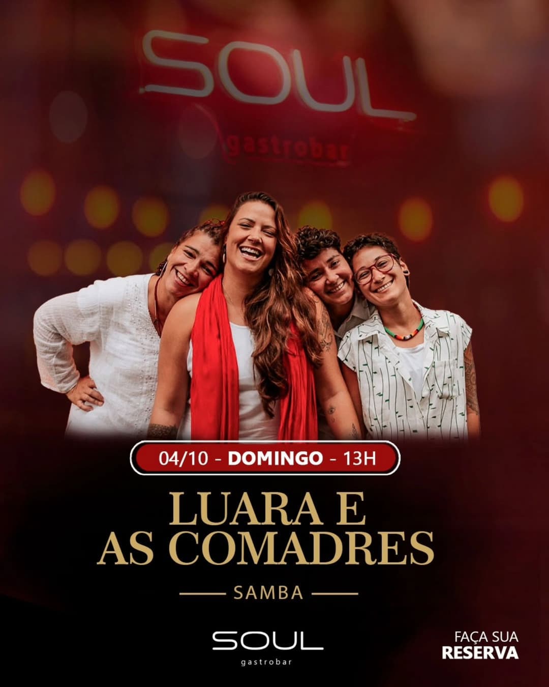 Flyer de Luara e as Comadre's