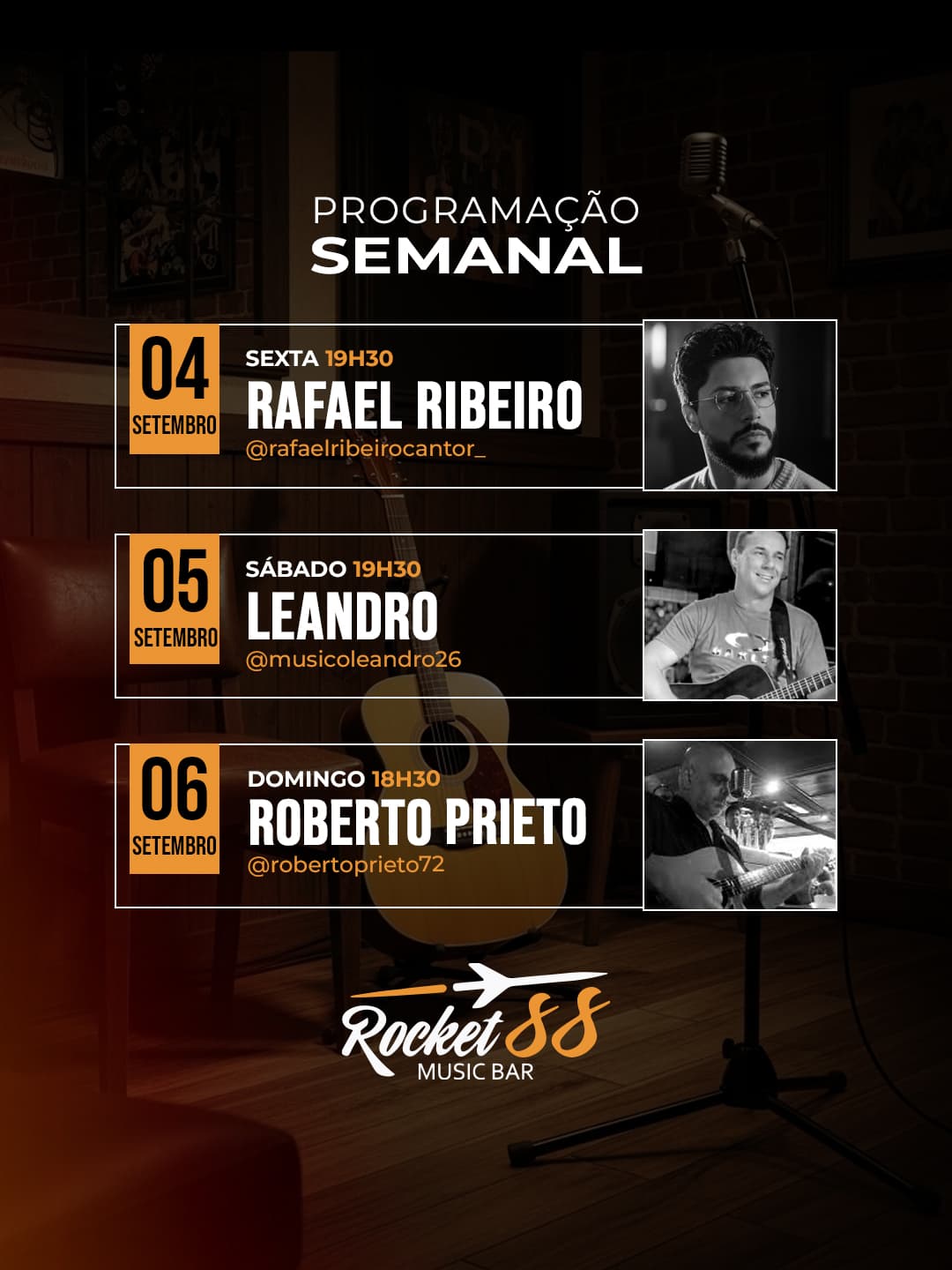 Flyer de Rafael Ribeiro