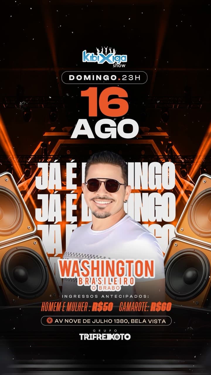 Flyer de Washington Brasileiro