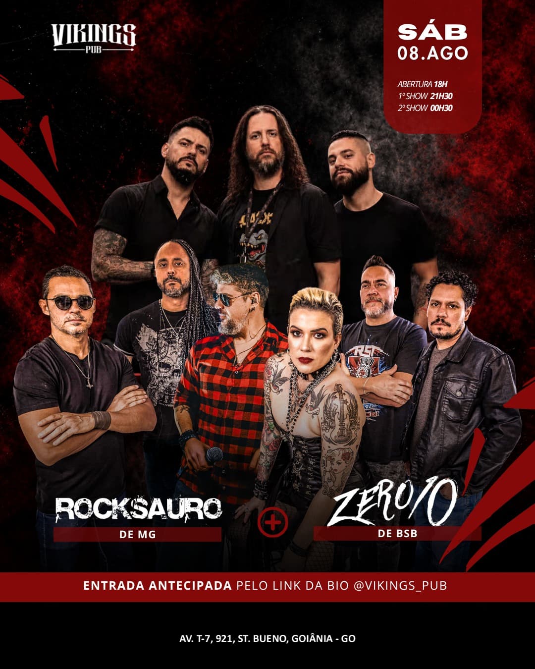 Flyer de Banda Zero10