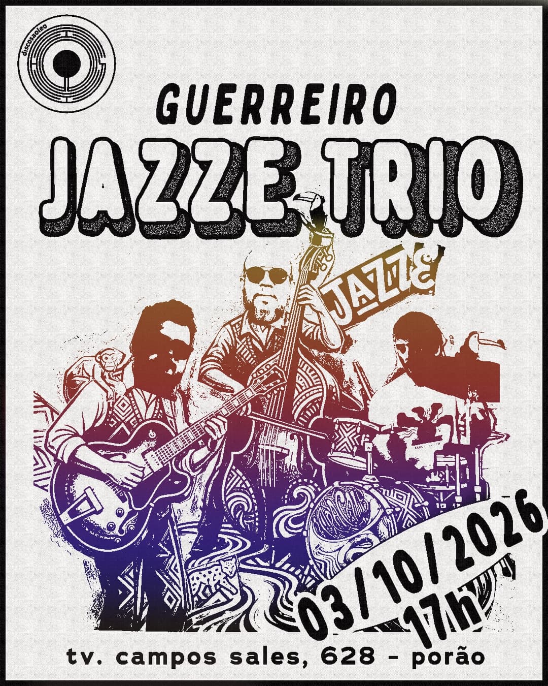 Flyer de Guerreiro Jazze Trio
