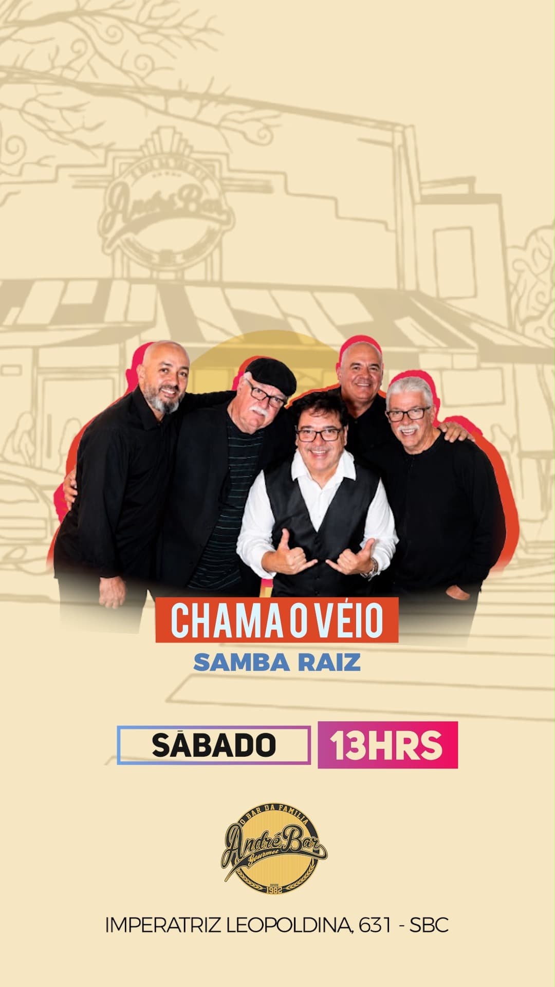 Flyer de Chama o Veio