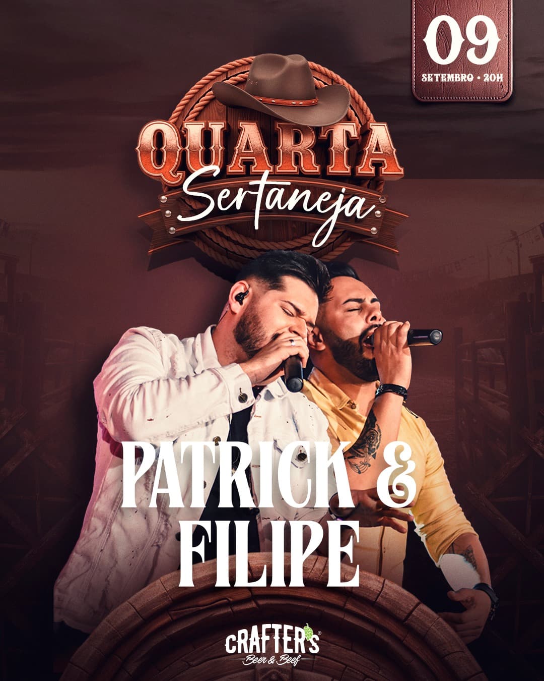 Flyer de Patrick & Filipe