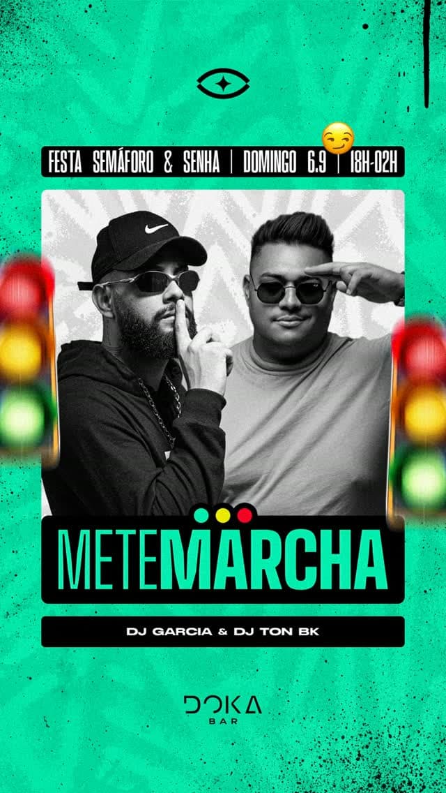 Flyer de DJ GARCIA e Ton Bk