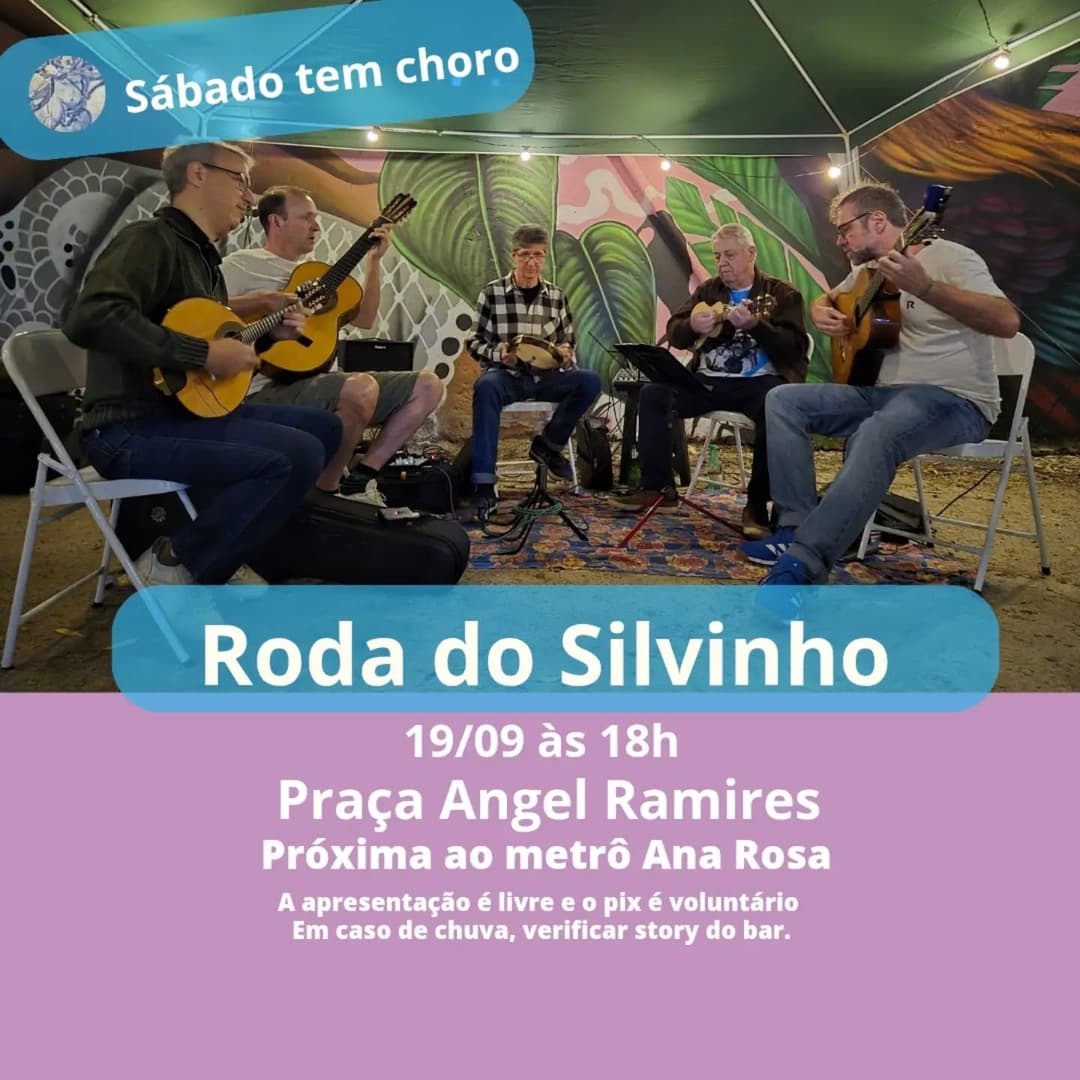 Flyer de Roda do Silvinho