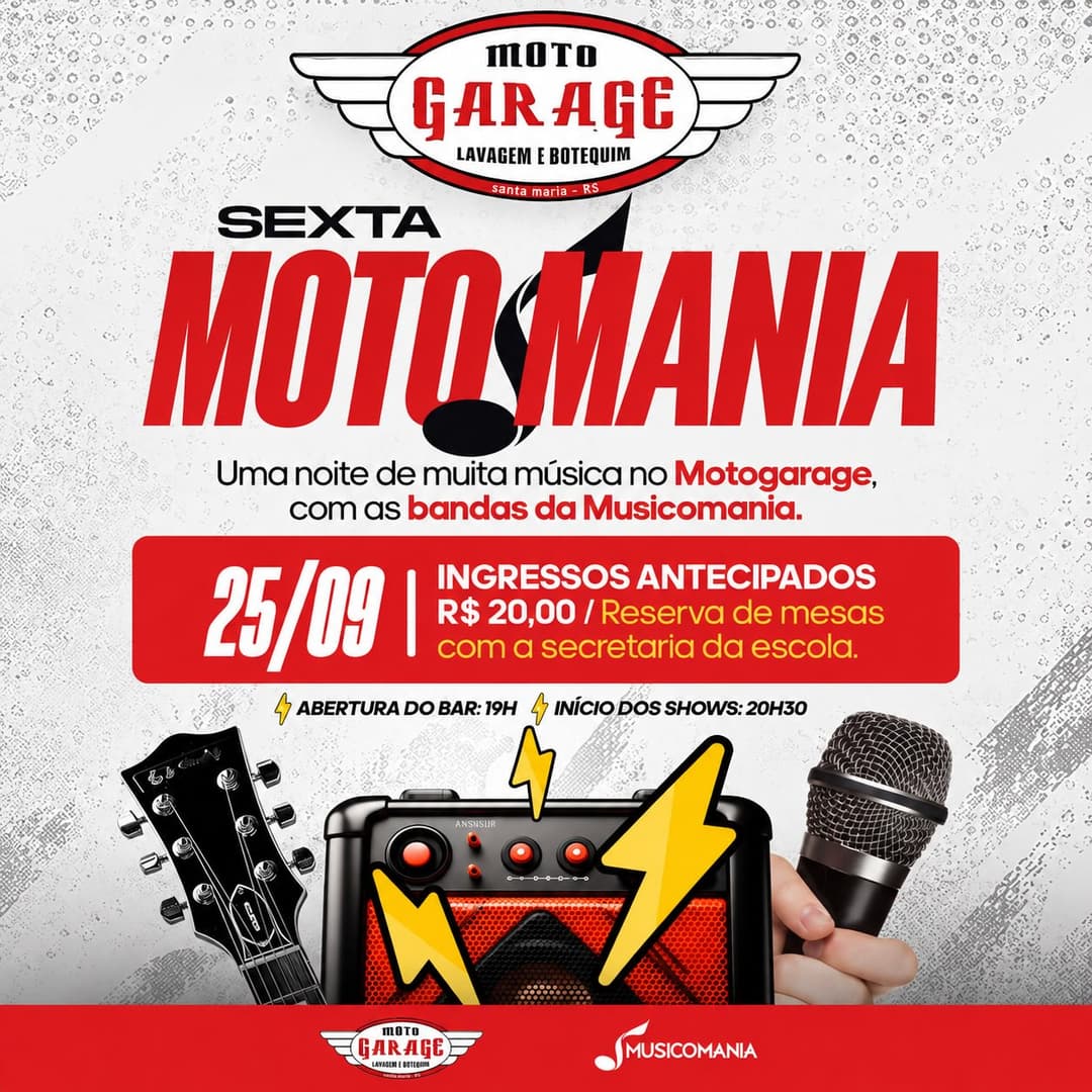 Flyer de Musicomania