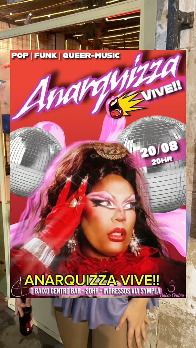 Flyer de Klaudia com K e Kay Tipo Mary Kay, Anarquizza e bruakabuda