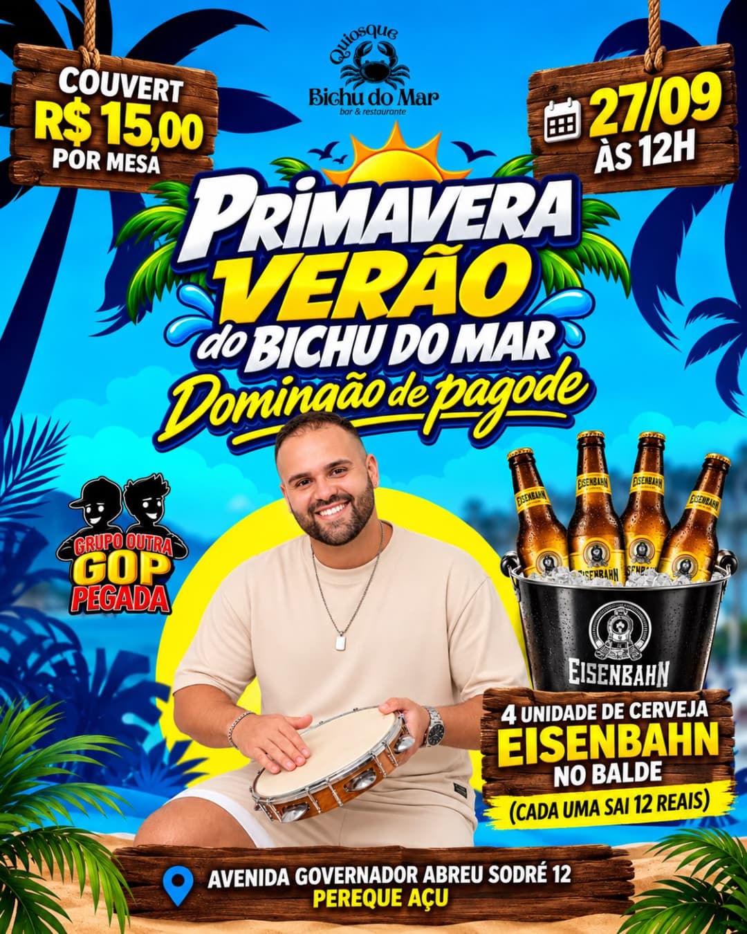 Flyer de Grupo Outra GOP Pegada