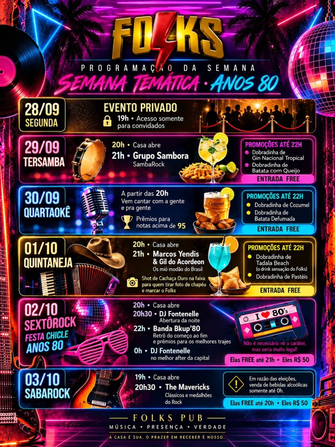 Flyer de Grupo Sambora