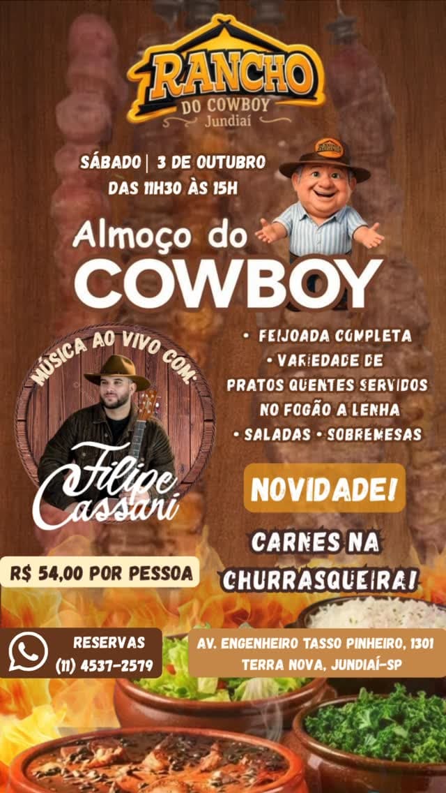 Flyer de Filipe Cassani