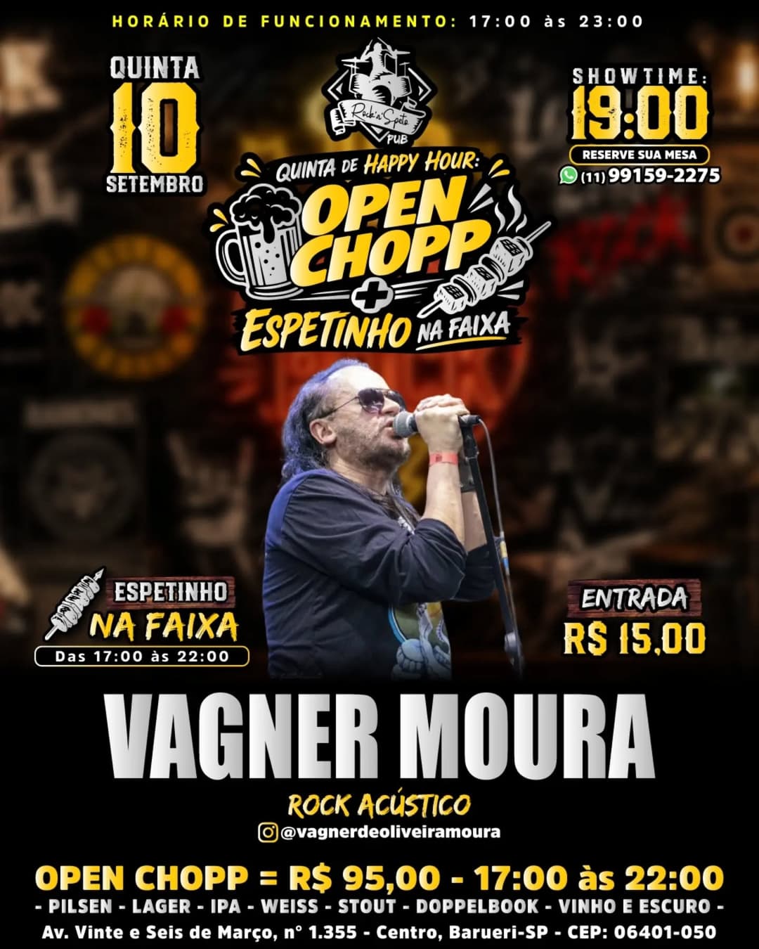 Flyer de Vagner de Oliveira Moura