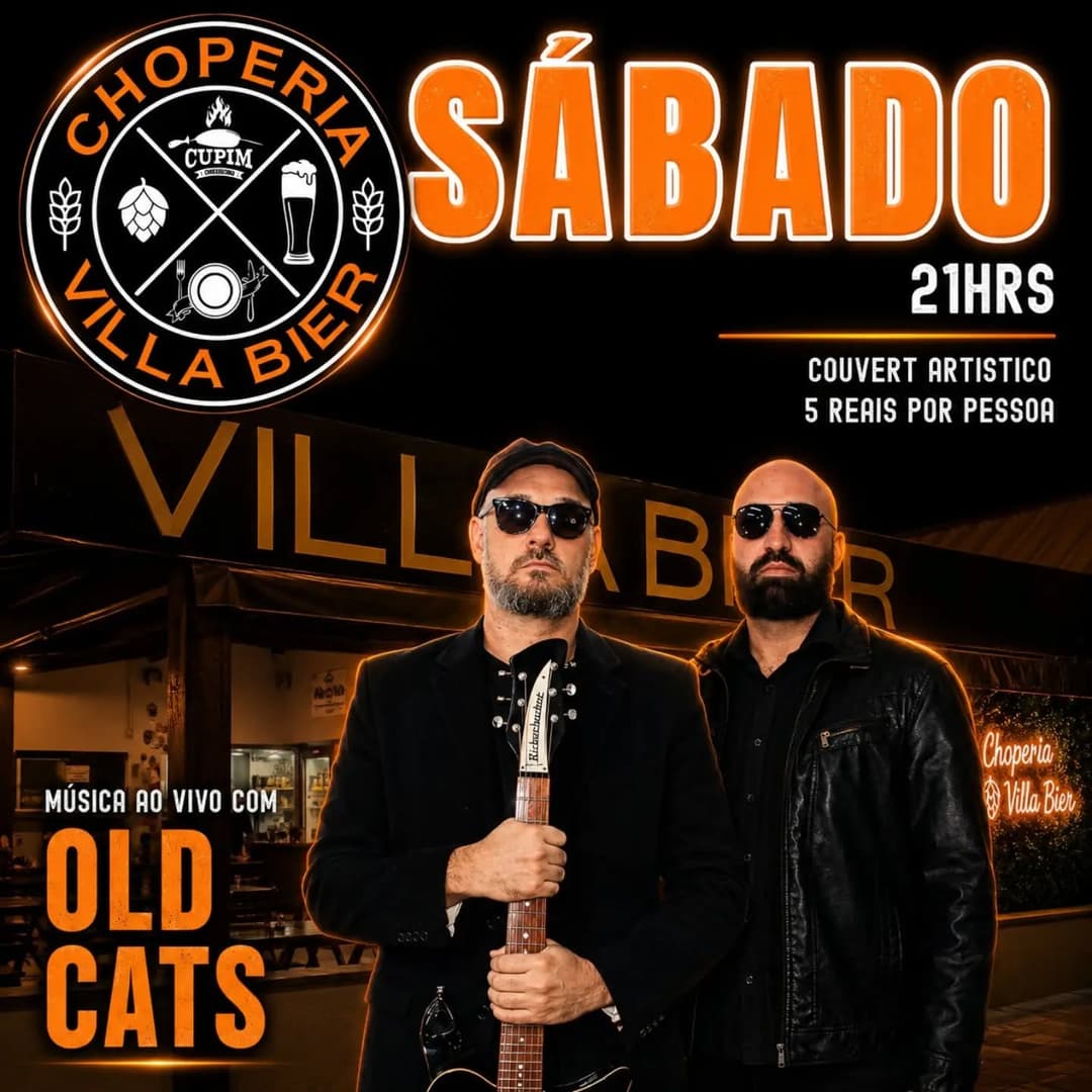 Flyer de Old Cats