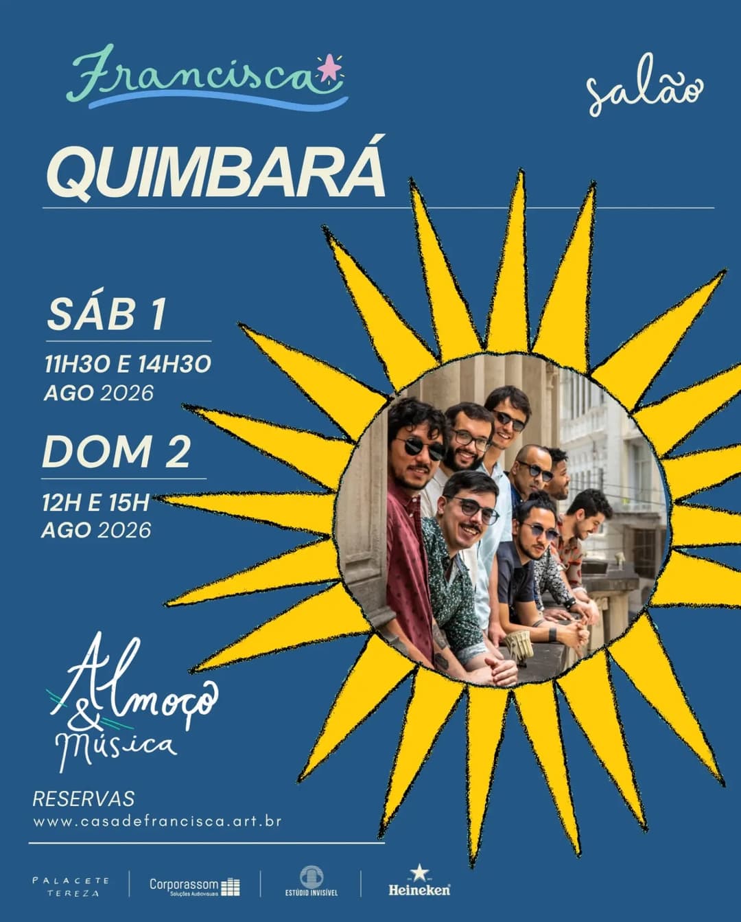 Flyer de Quimbará, Baile do Ribeiro e mais 5 artistas