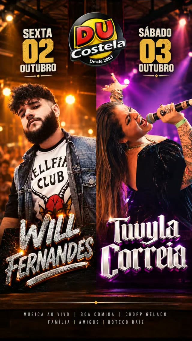 Flyer de Will Fernandes