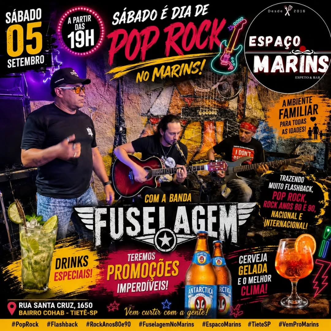 Flyer de Banda Fuselagem