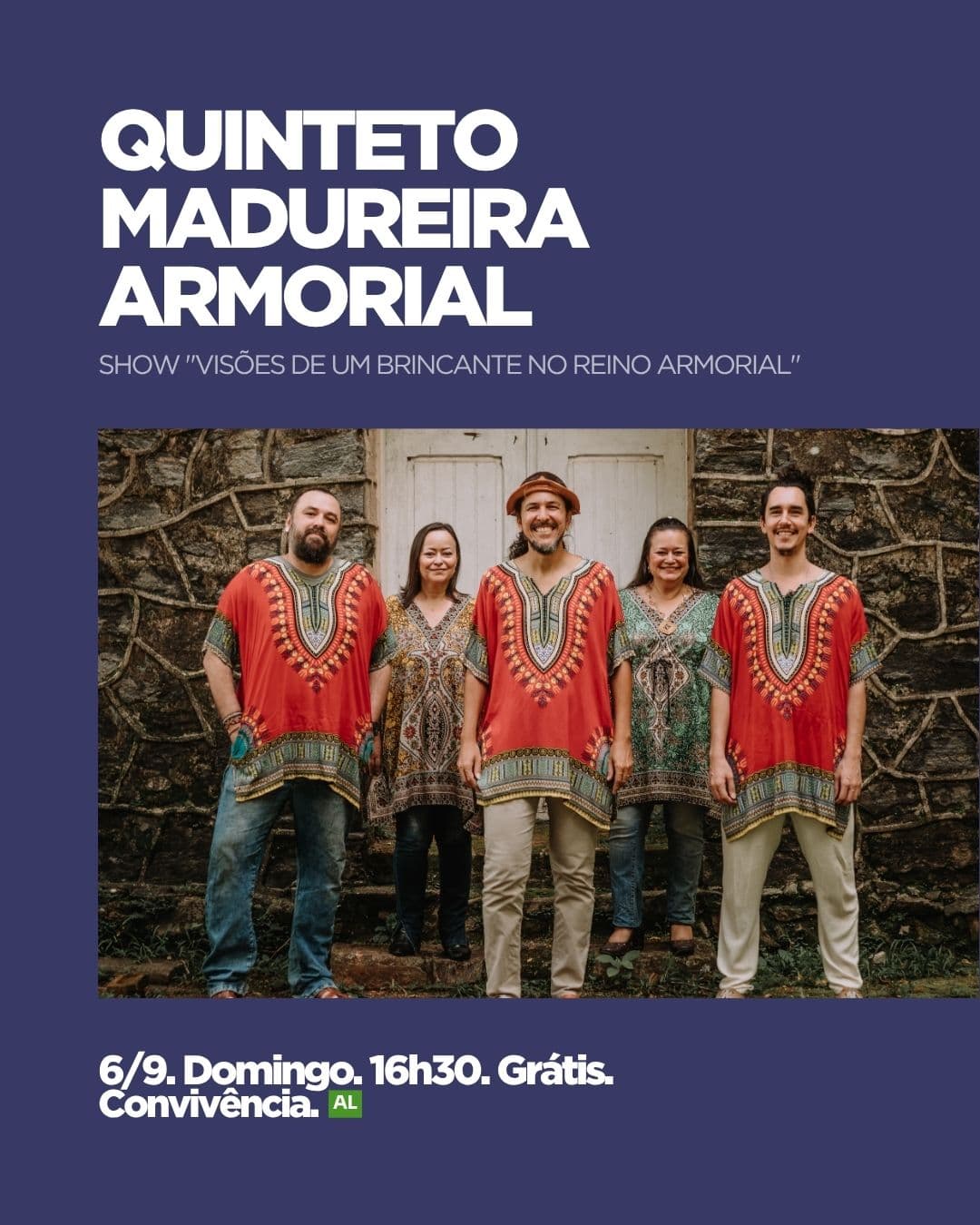 Flyer de Quinteto Madureira Armorial