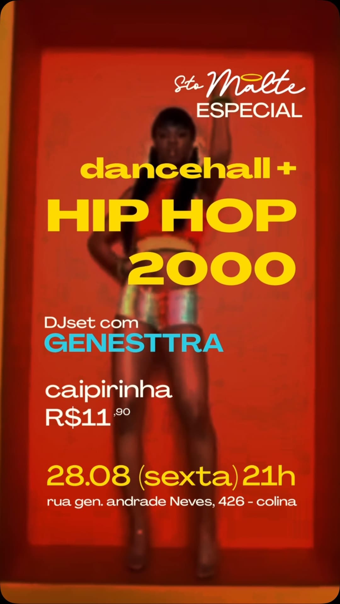 Flyer de DJ Set com GENESTTRA