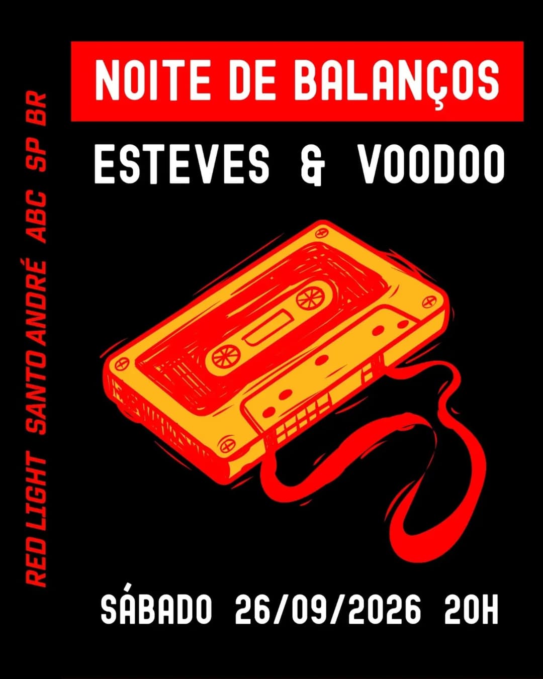 Flyer de Esteves e Voodoo
