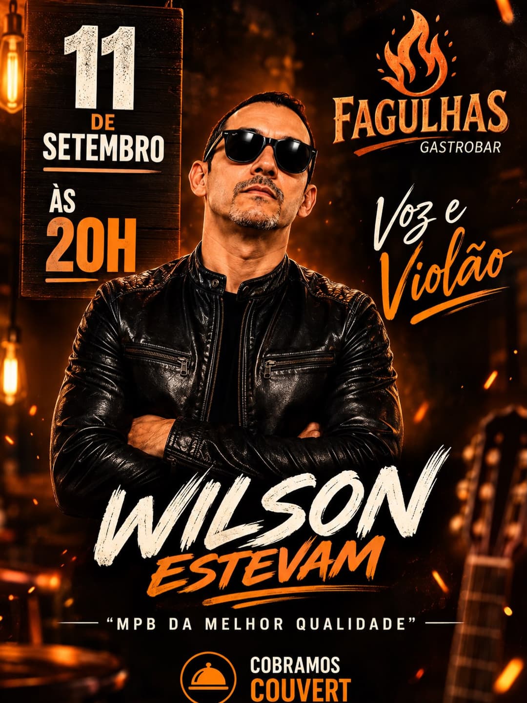 Flyer de Wilson Estevam
