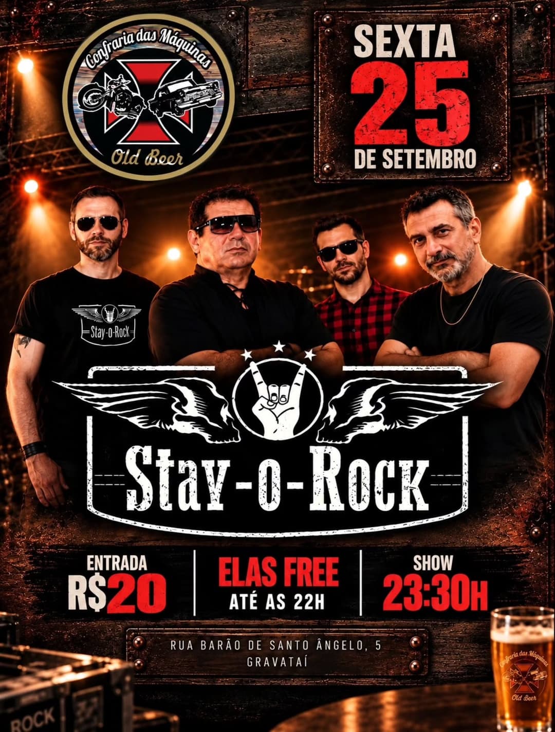 Flyer de Stay-o-Rock