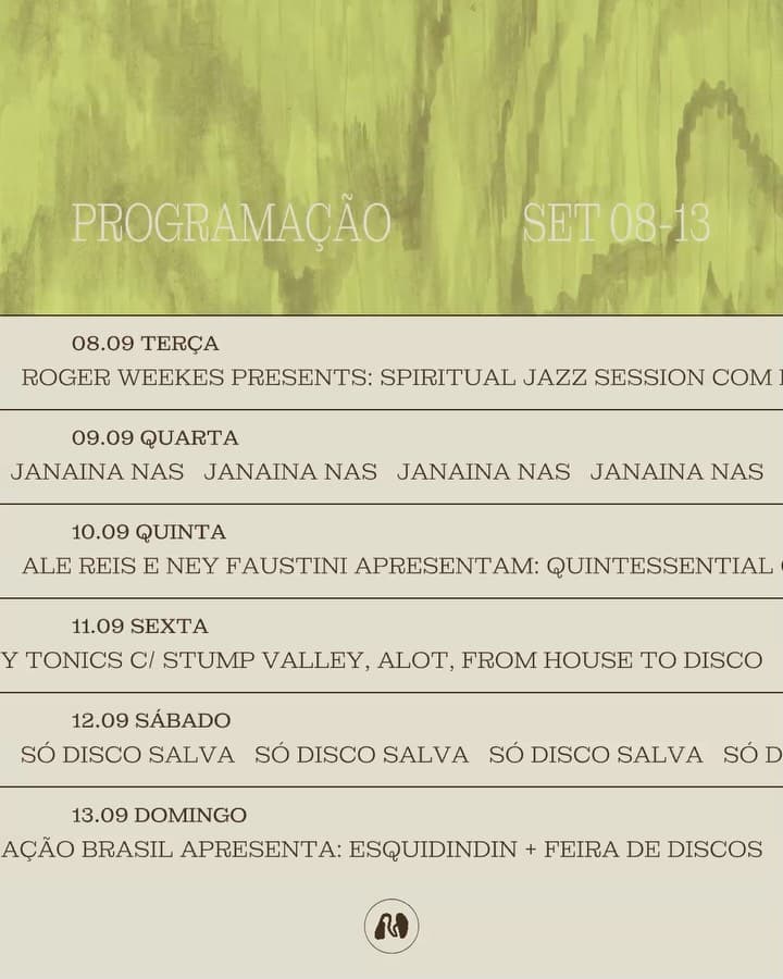 Flyer de Roger Weekes e Luiz Marcelo
