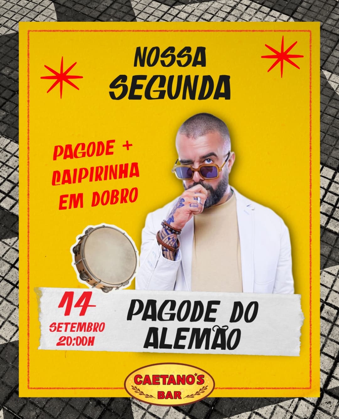Flyer de Pagode do Alemão