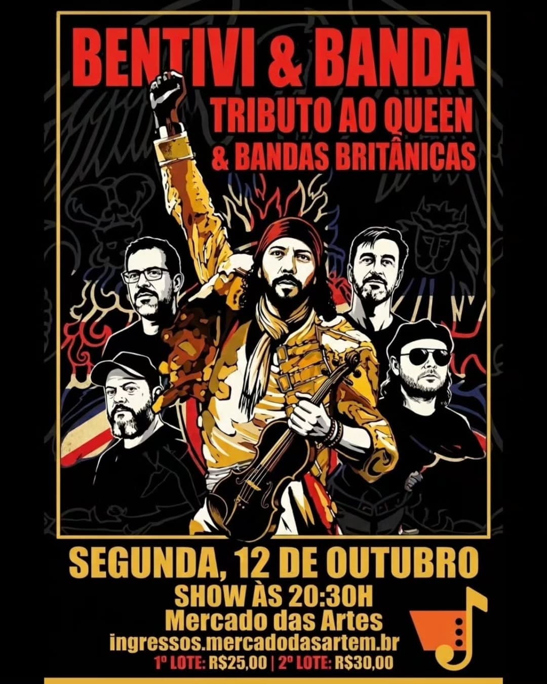Flyer de Bentivi & Banda