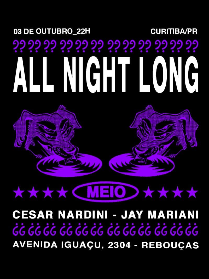 Flyer de Cesar Nardini e Jay Mariani