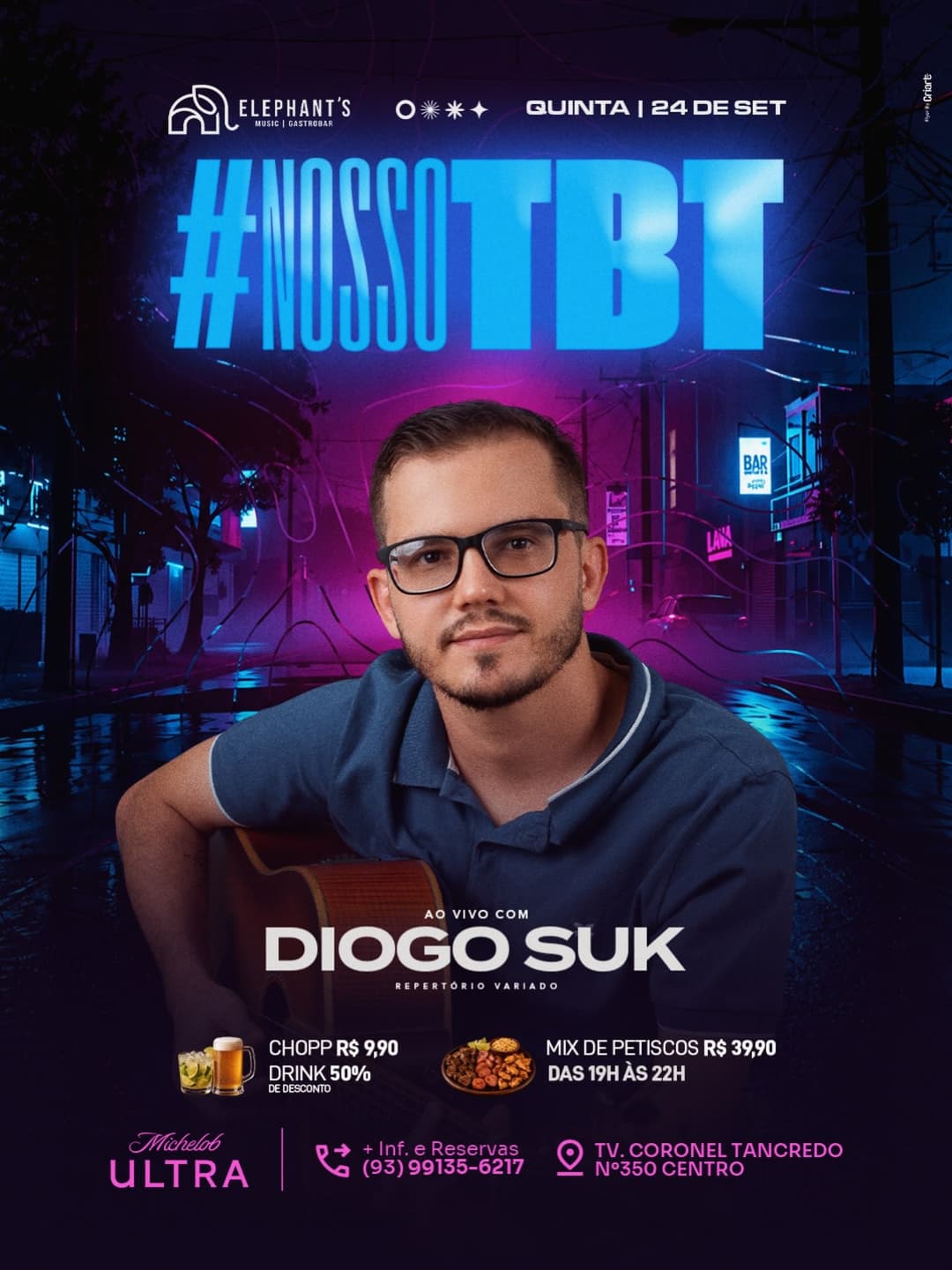 Flyer de Diogo Suk