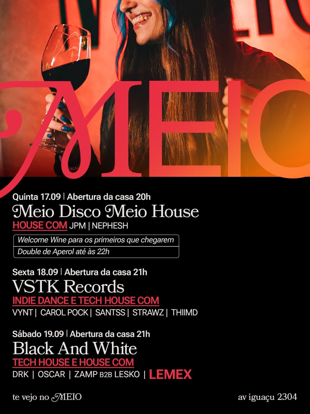 Flyer de Vynt, Carol Pock, Santss, Strawz e Thiimd