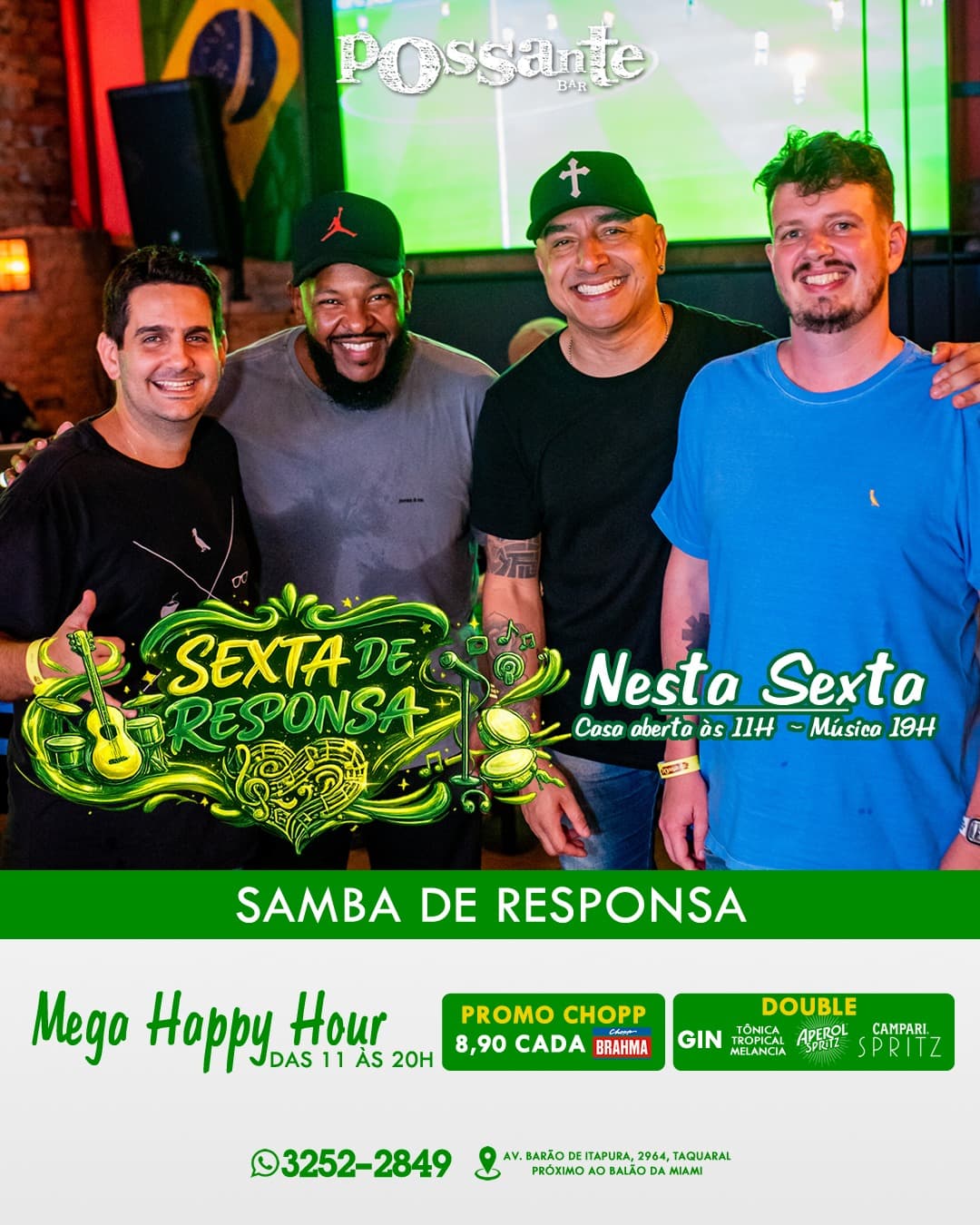 Flyer de Samba de Responsa