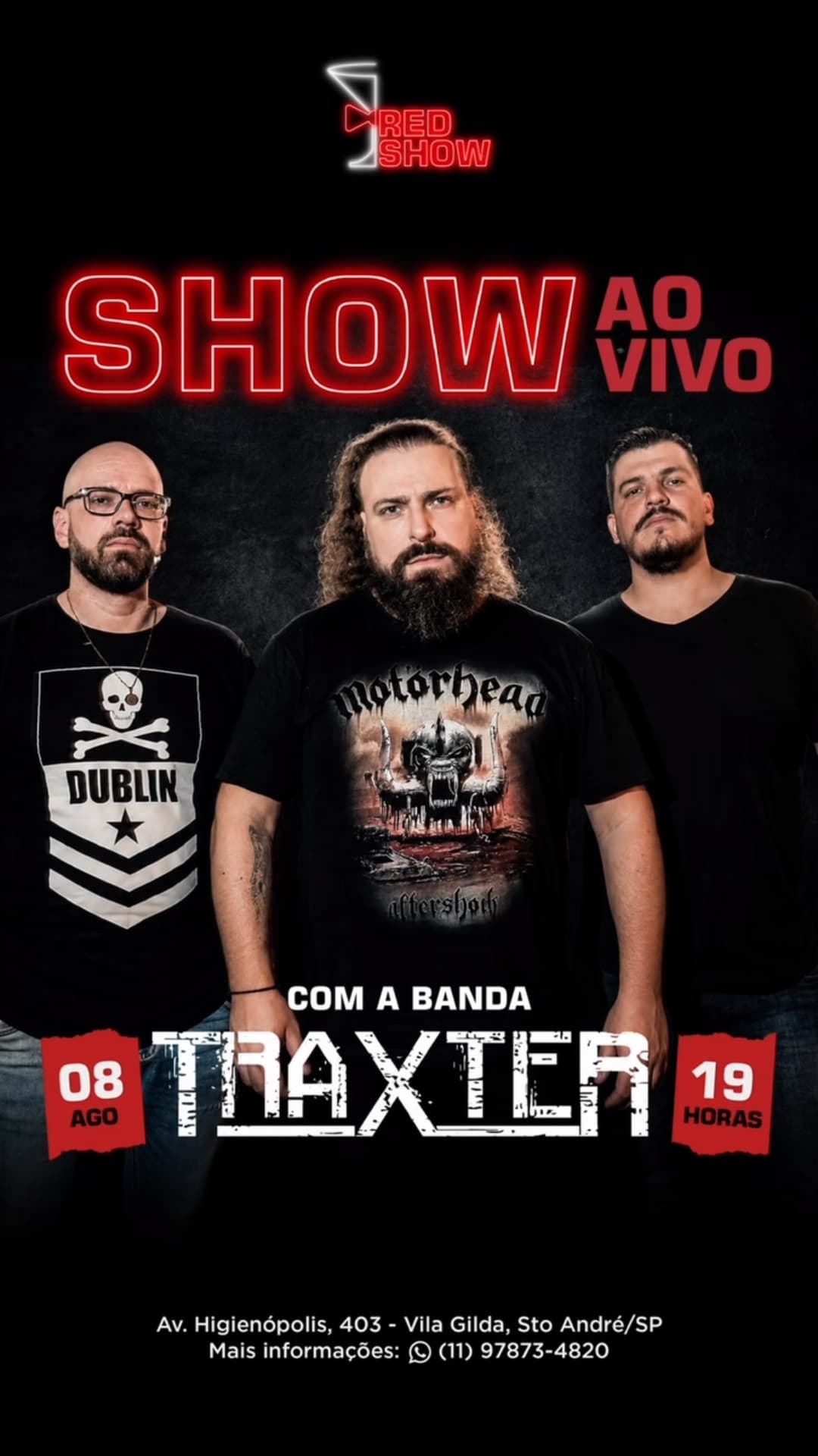 Flyer de Banda Traxter