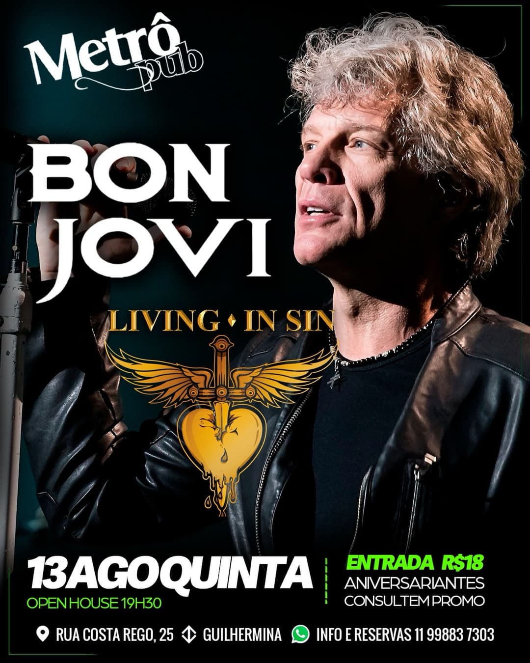 Flyer de Living in Sin