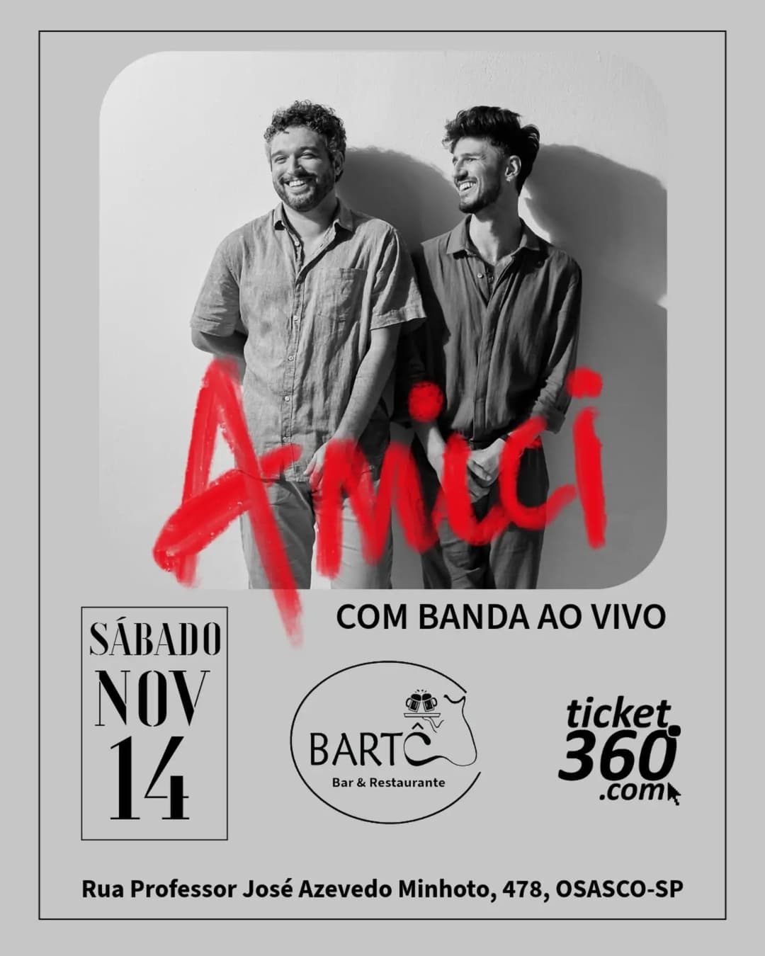Flyer de Amici