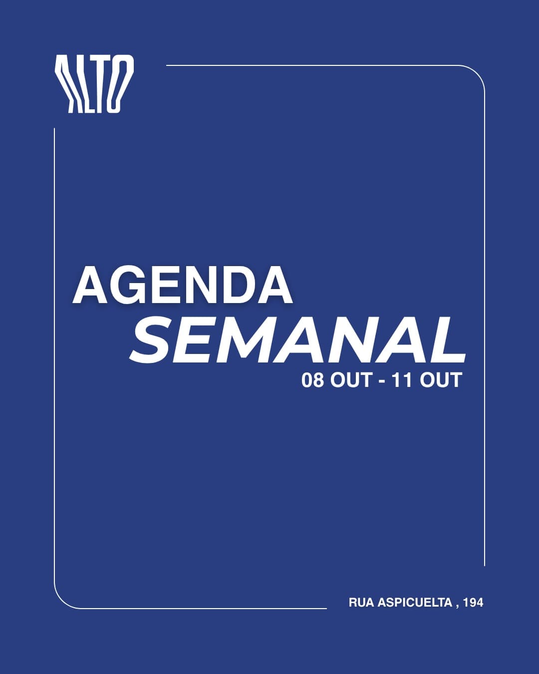 Flyer de canta alto