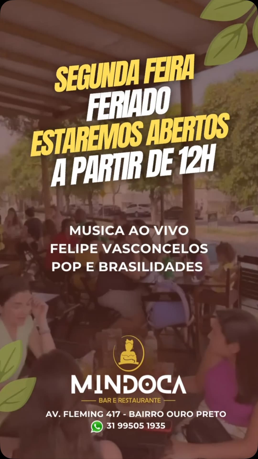 Flyer de Felipe Vasconcelos