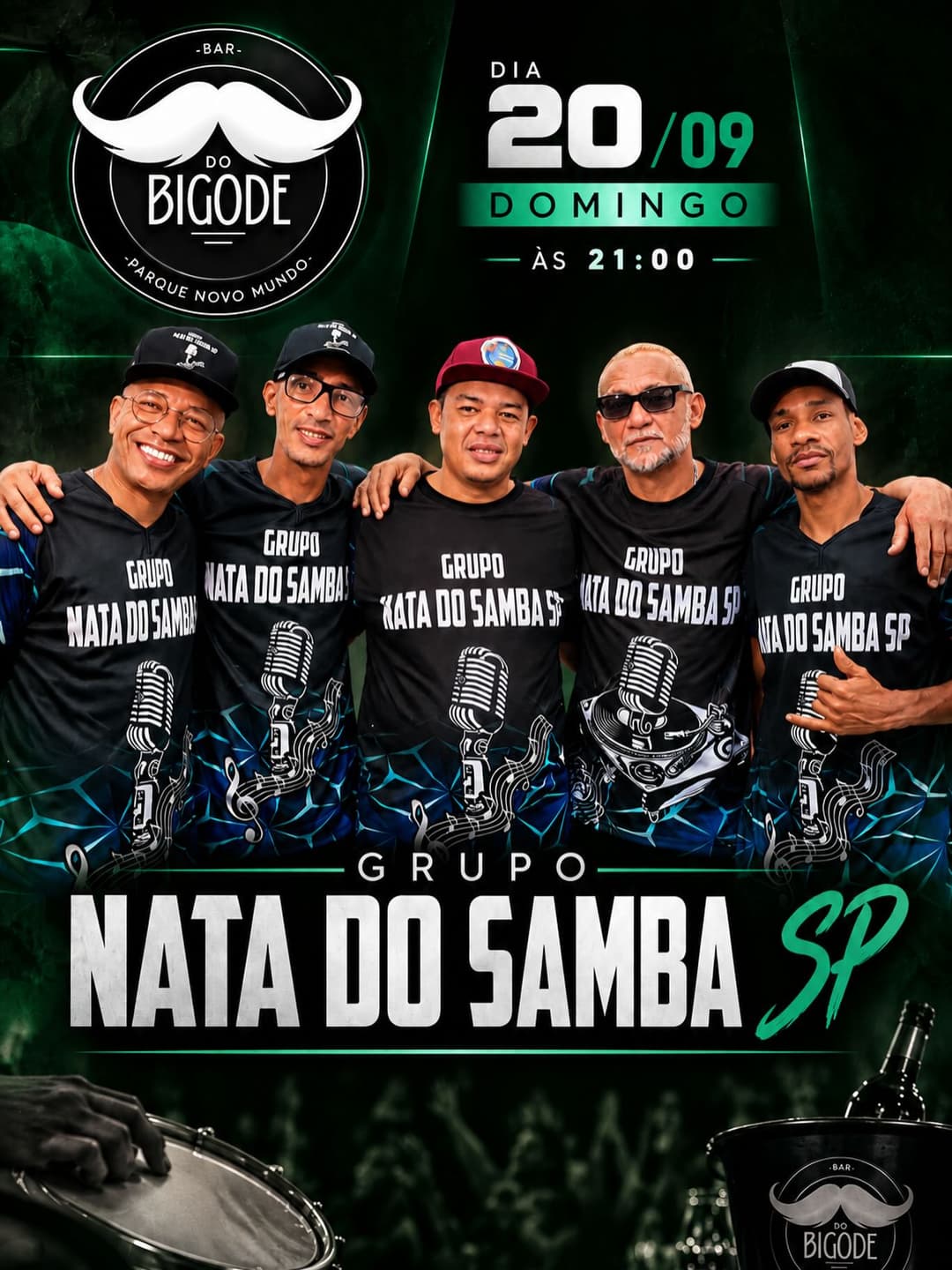 Flyer de Grupo Nata do Samba SP