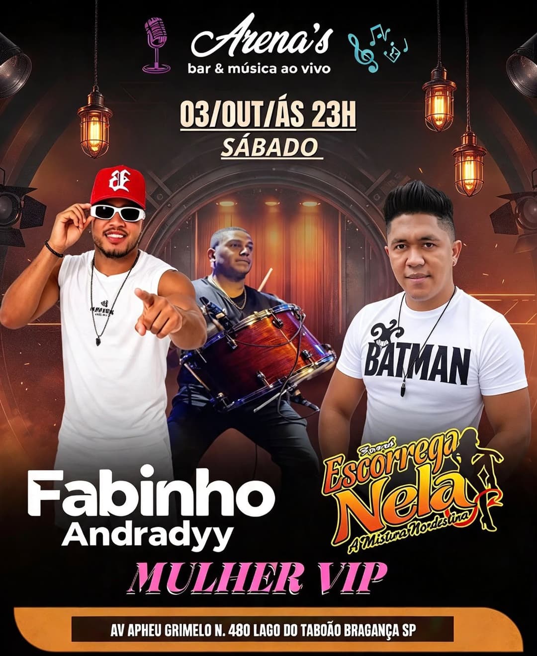 Flyer de Fabinho Andraddy