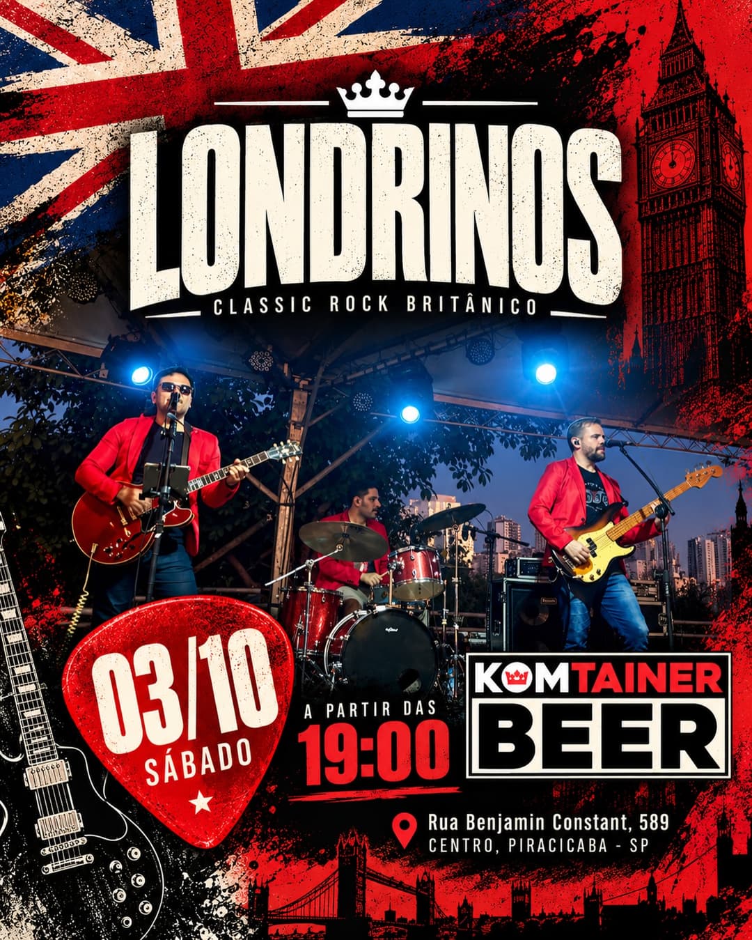 Flyer de Os Londrinos e Londrinos