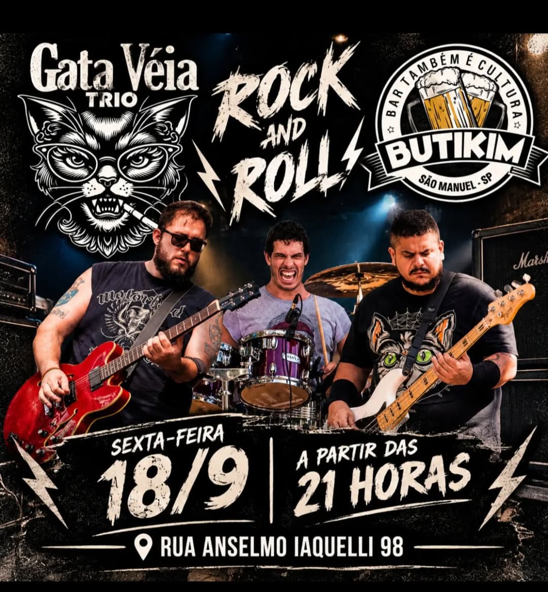 Flyer de Gata Véia