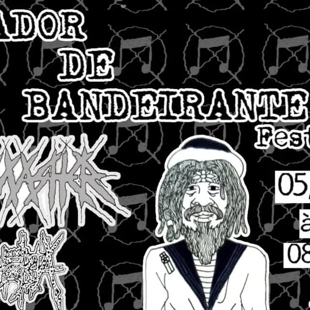 Flyer de Trypophöbia Grindcore, Junior Rossi e mais 5 artistas