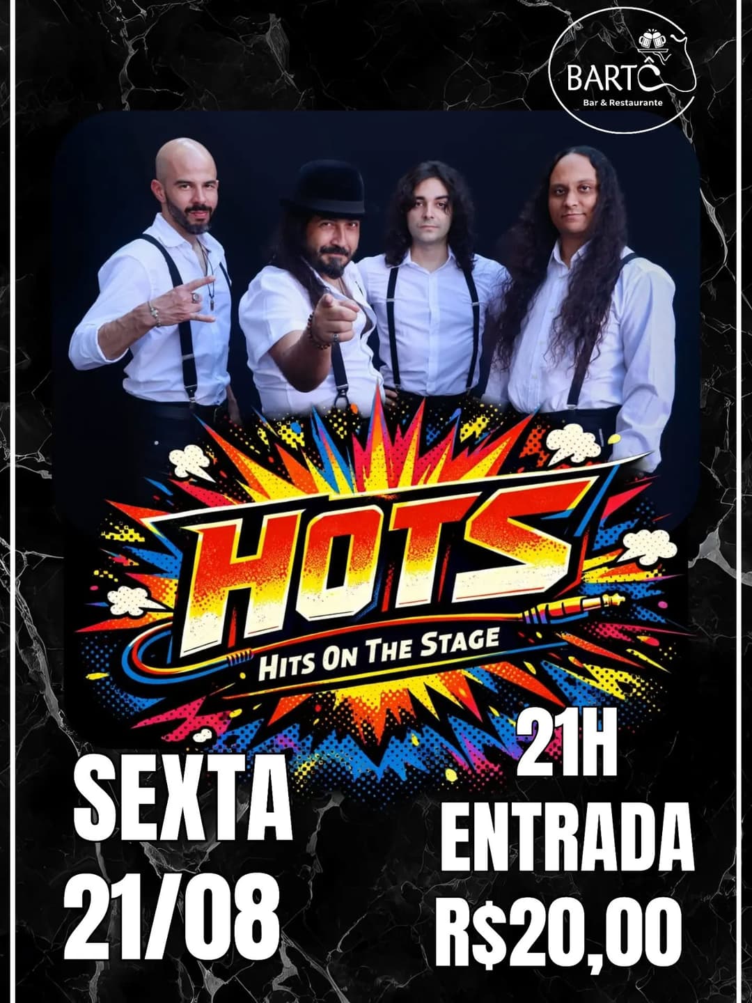 Flyer de Banda HOTS