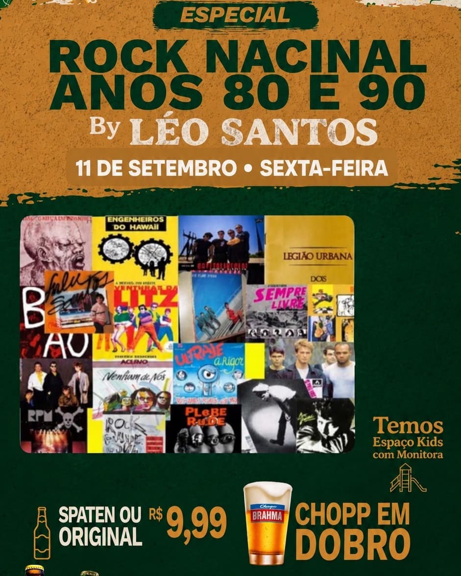 Flyer de Léo Santos
