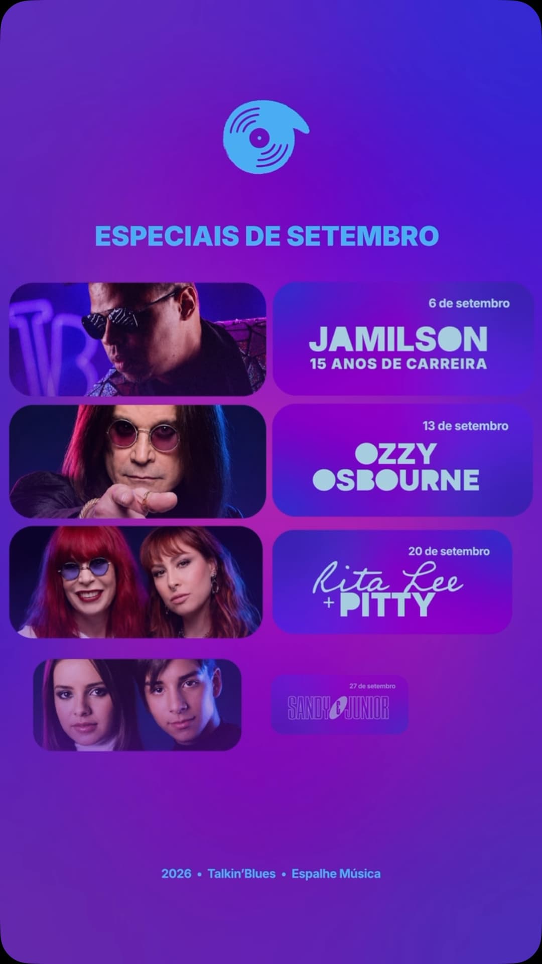 Flyer de Especial Rita Lee & Pitty