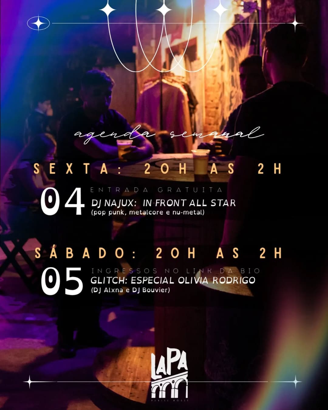 Flyer de glitchpartyof, alanaalmeida._ e acacauvier