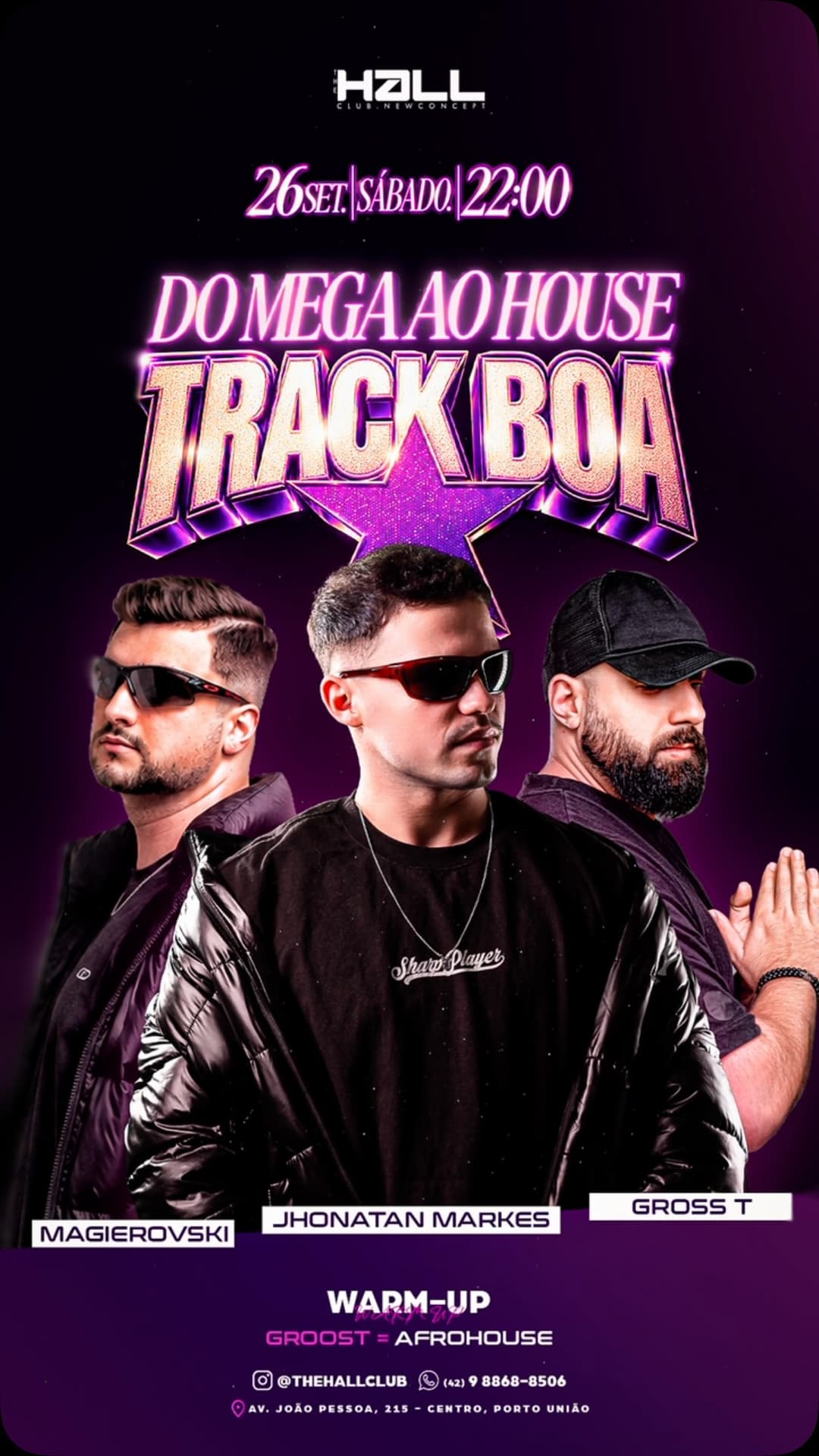 Flyer de DJ Magierovski e DJ JONATHAN MARKES